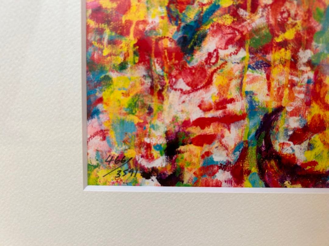 値下げ中！ロッカクアヤコ　シルクスクリーン　untitled 額装　保証書付き