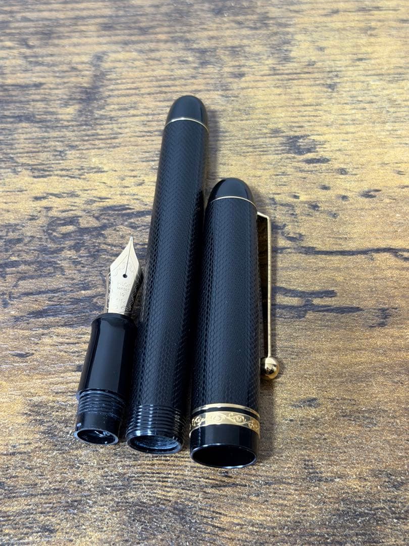 新品未使用　1988年製　カスタム　網目　大型10号ニブ　パイロット　万年筆　M