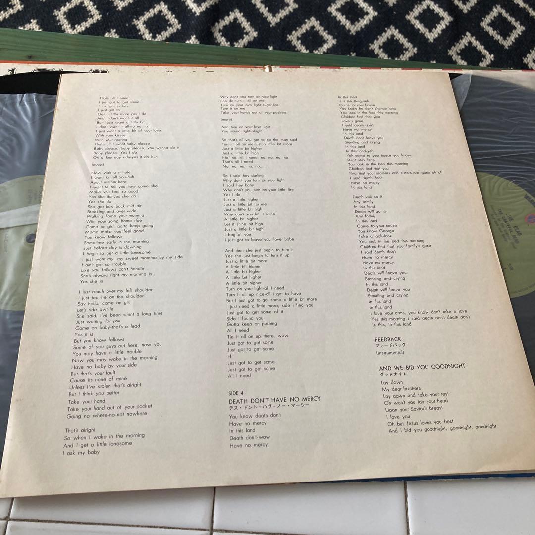 洋楽 greatful dead live dead P-5014/5W