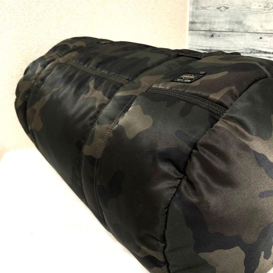 超美品✨激レア 30周年ポータータンカー ボストンバッグ2wayカモフラグリーン