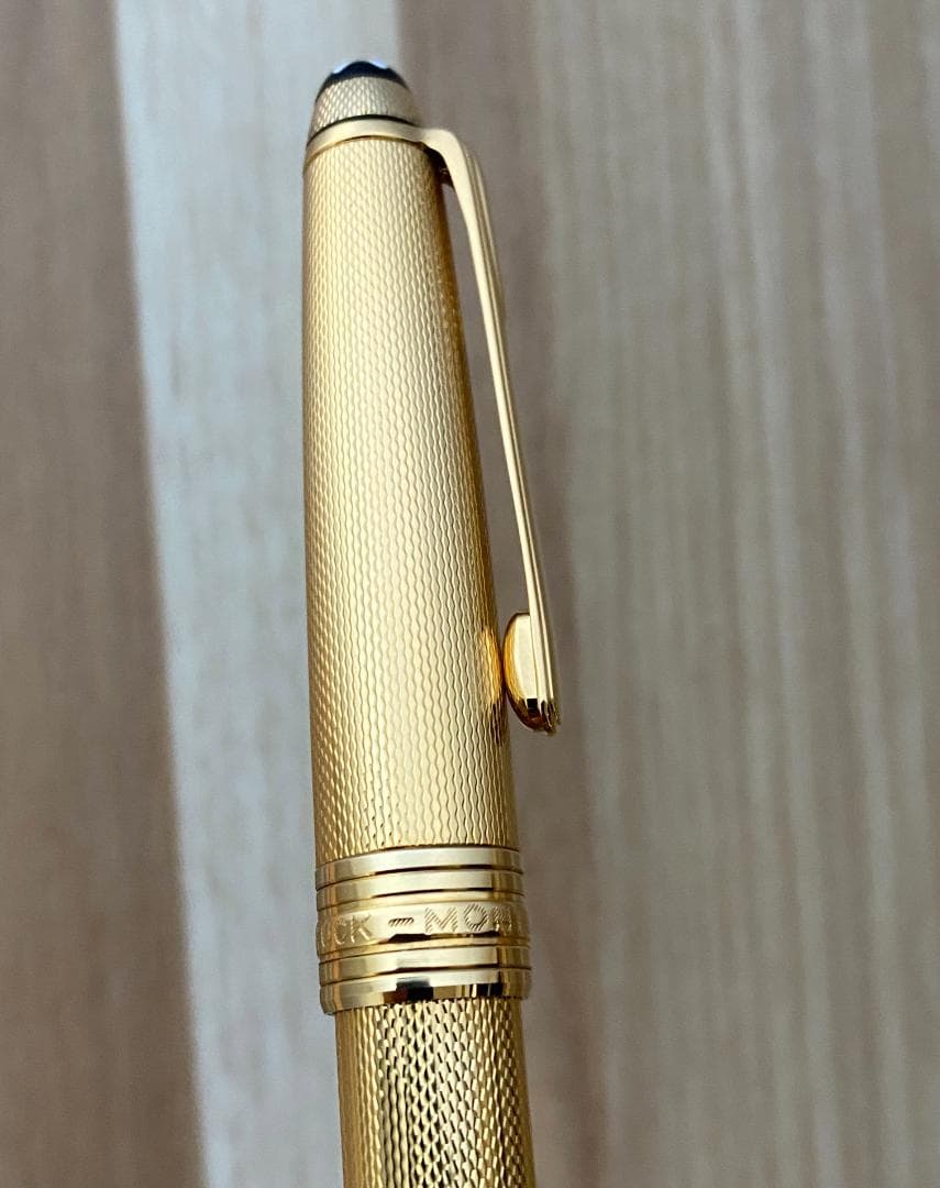 超美品 モンブラン ソリテール 1644 ゴールドプレート バーレイ ボールペン