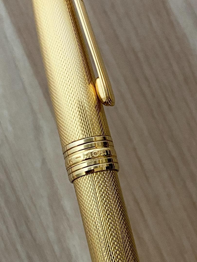 超美品 モンブラン ソリテール 1644 ゴールドプレート バーレイ ボールペン