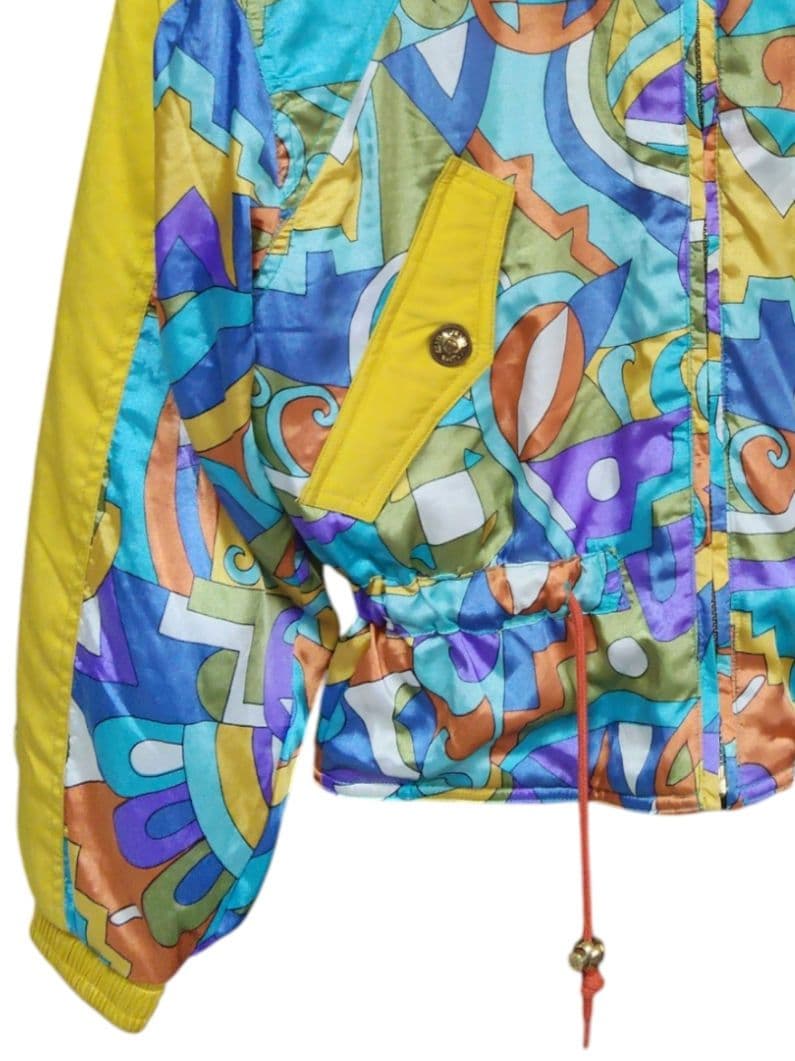 新品 デッドストック レトロなカラフルスキージャケット ヴィンテージスキーウェア