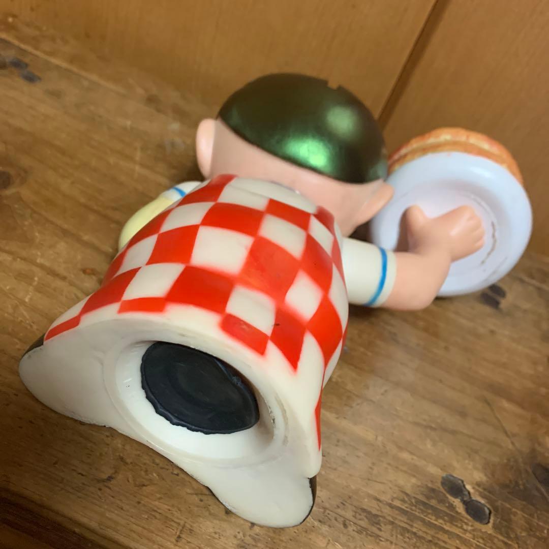激レアアンティーク　BIG BOY マネーバンク　緑メタリック髪色バージョン