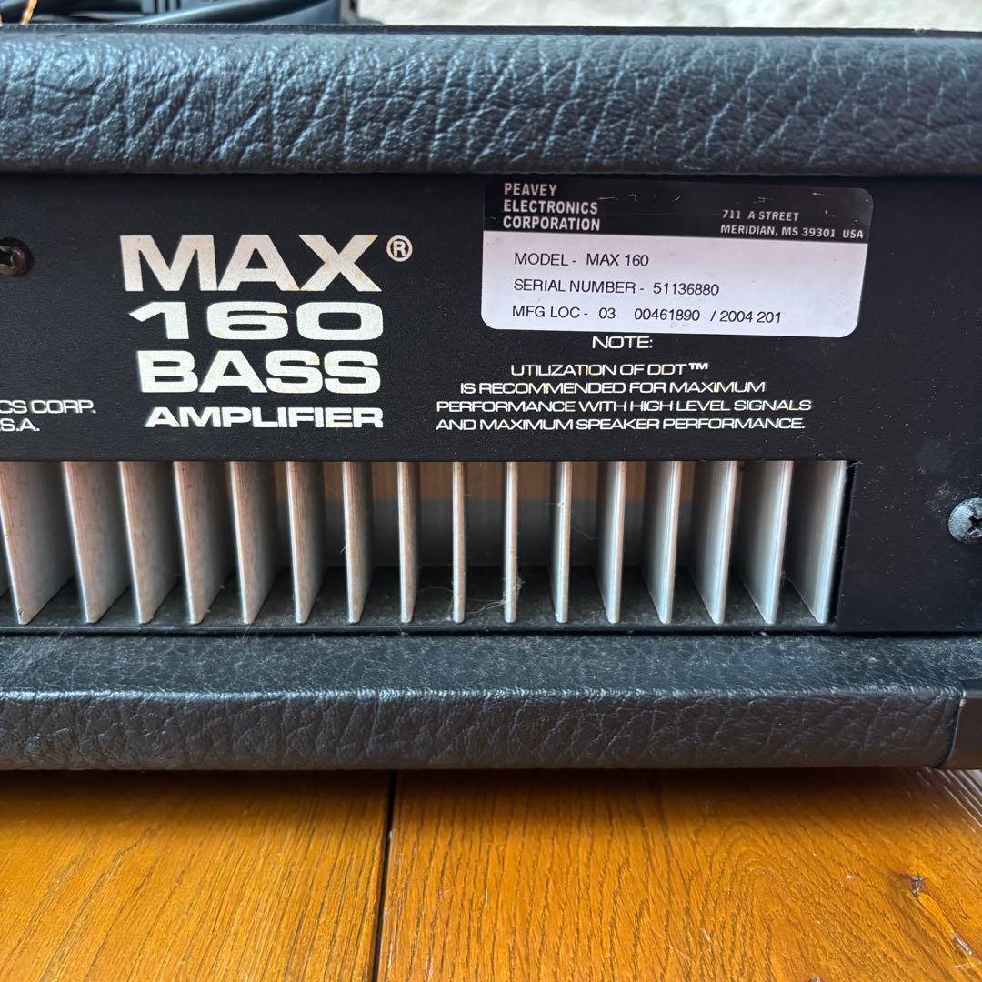 Peavey Max 160 Bass ヴィンテージ　アンプヘッド　USA製