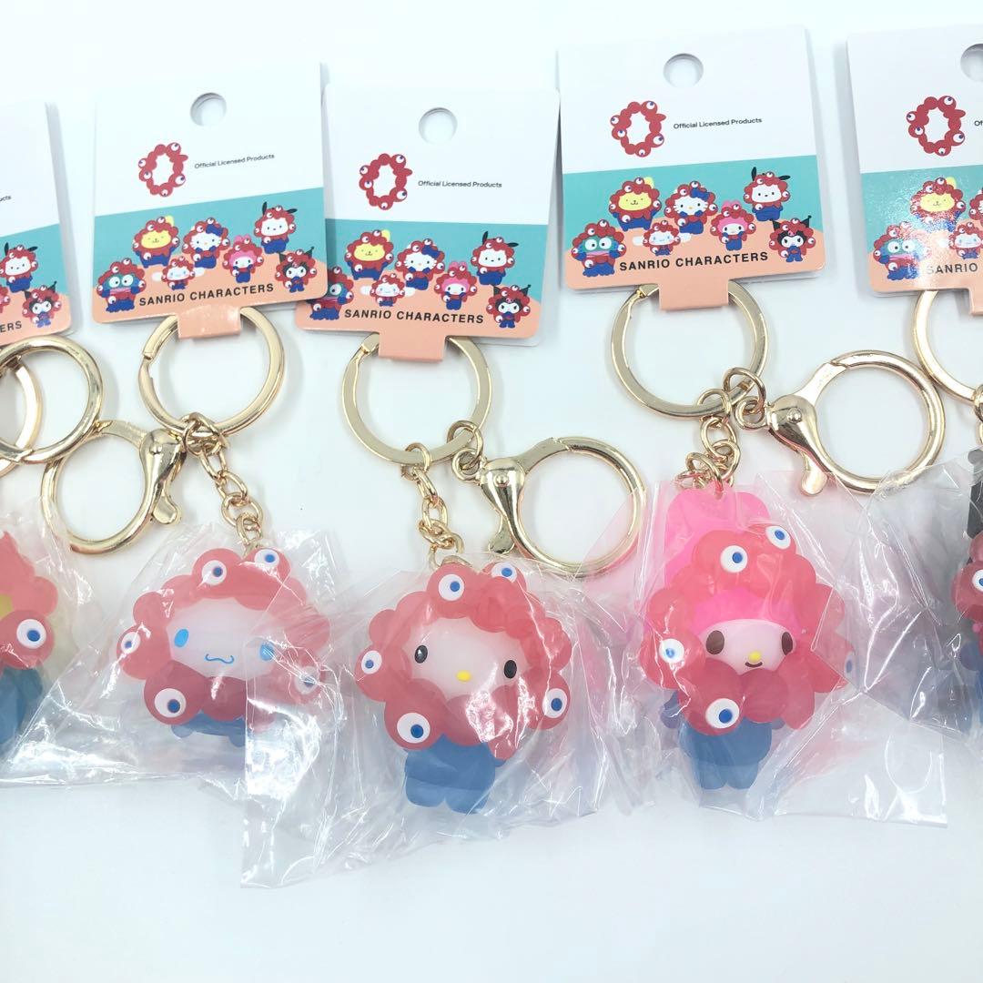 全7種 コンプリート クリア サンリオ ミャクミャク なりきり立体キーホルダー