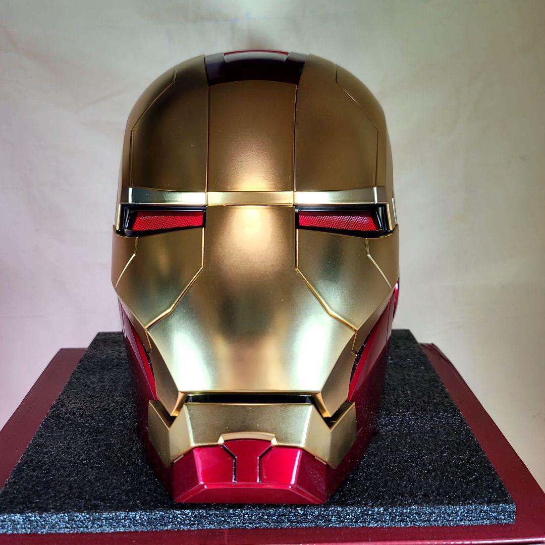 【アイアンマン】最新モデル 音声自動開閉マスク LED マーク5 ヘルメット