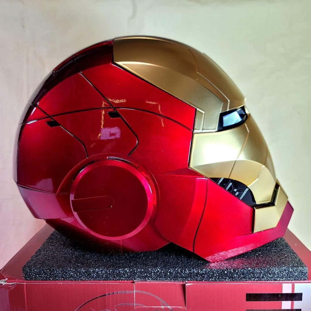 【アイアンマン】最新モデル 音声自動開閉マスク LED マーク5 ヘルメット
