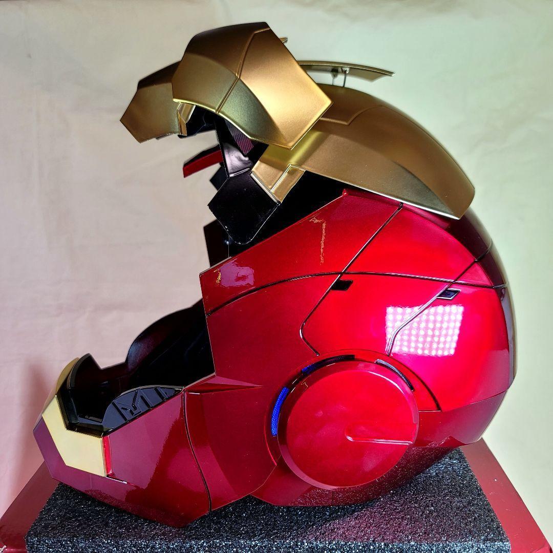 【アイアンマン】最新モデル 音声自動開閉マスク LED マーク5 ヘルメット