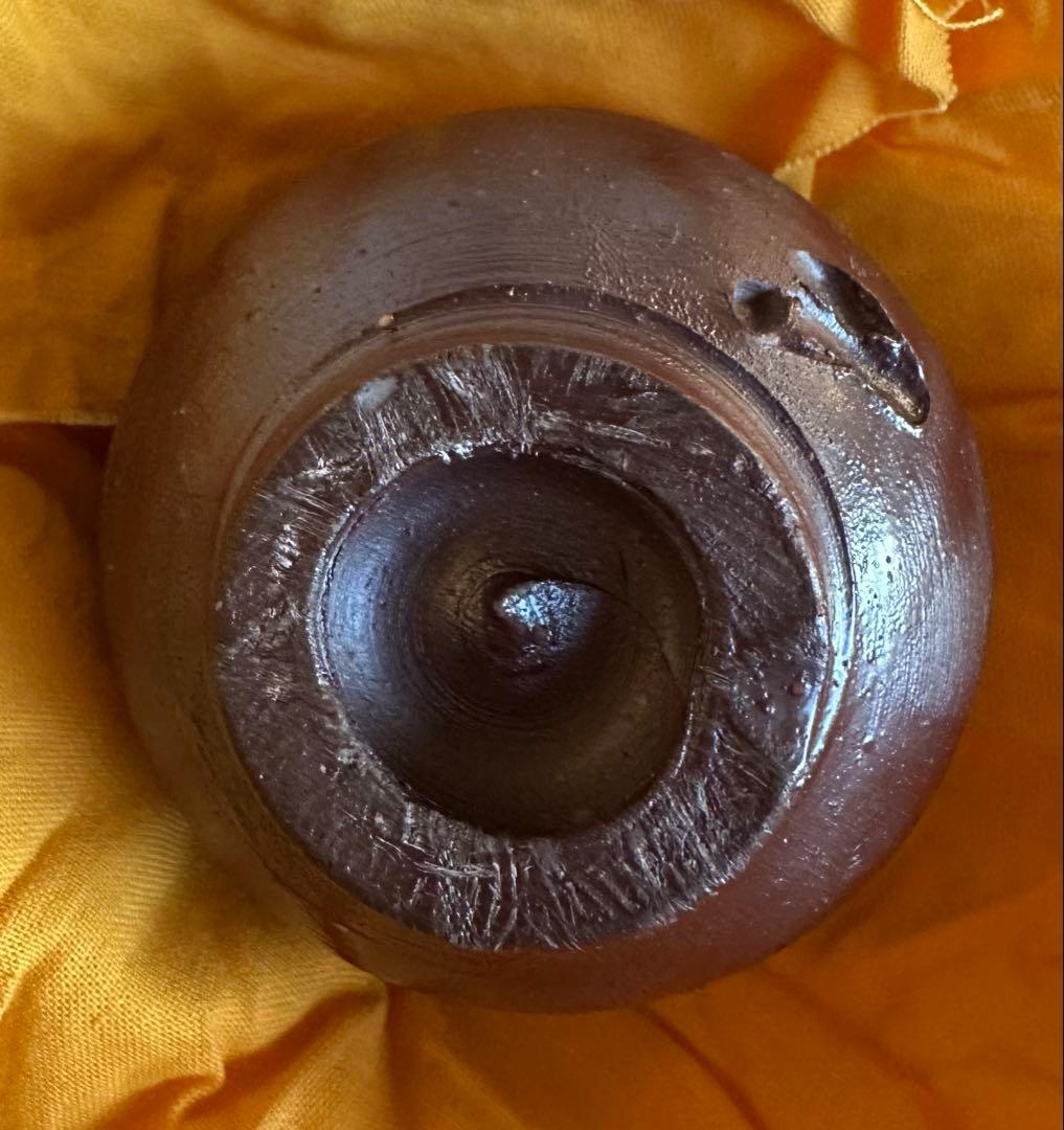藤原雄　人間国宝　備前　ぐい呑み　木箱付き
