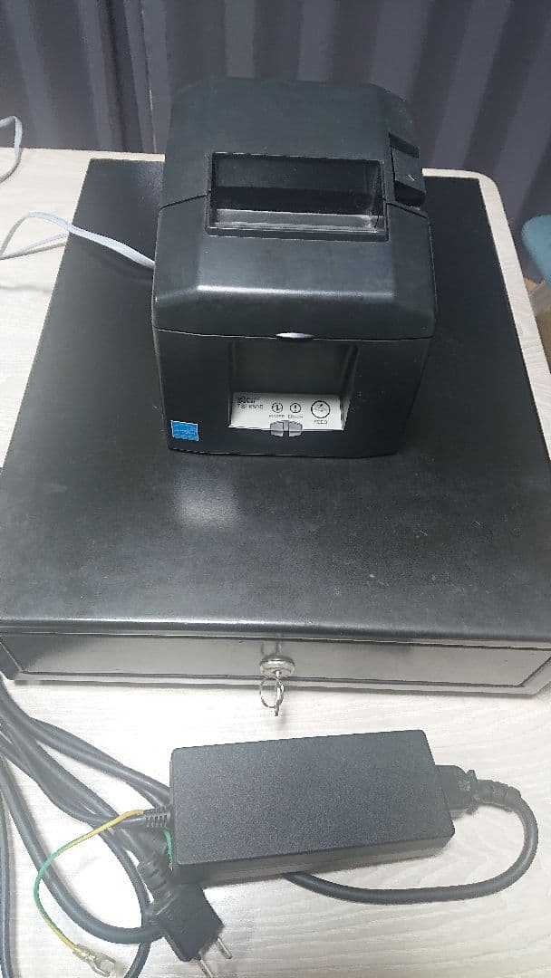 【エアレジ対応】レシートプリンター＆ドロアー　TSP650II レジロール17巻