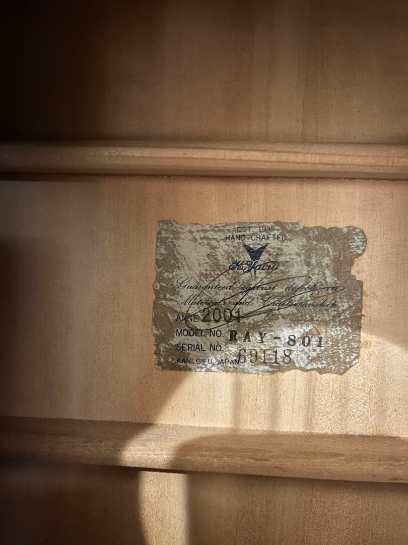 K.yairi アコースティックギター