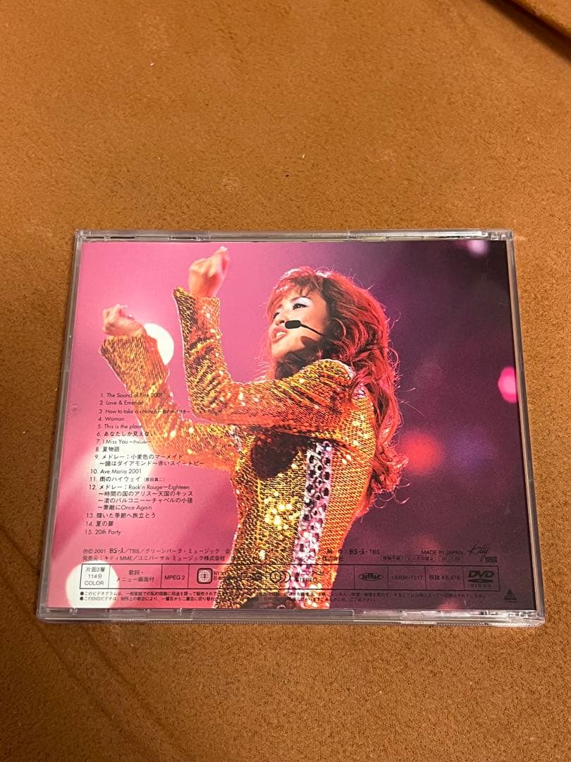 松田聖子　コンサート　ライブ　DVD 2001 LOVE & EMOTION