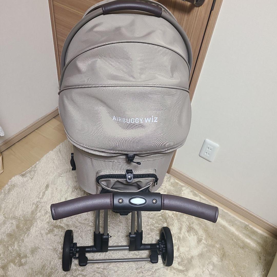AIRBUGGY wizX ペットカート カーキ色