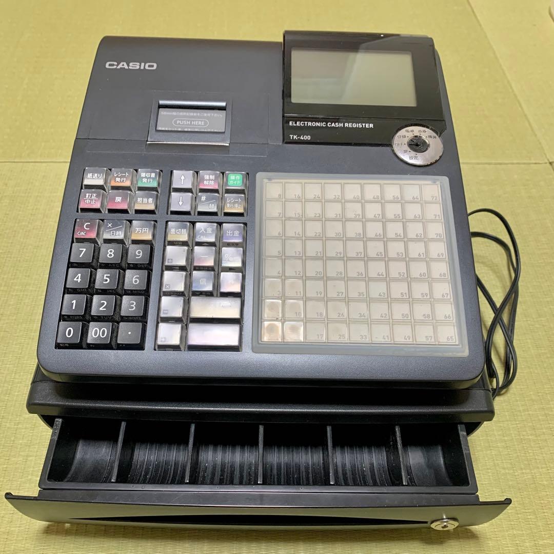 CASIO TK-400 電子レジスター　ブラック