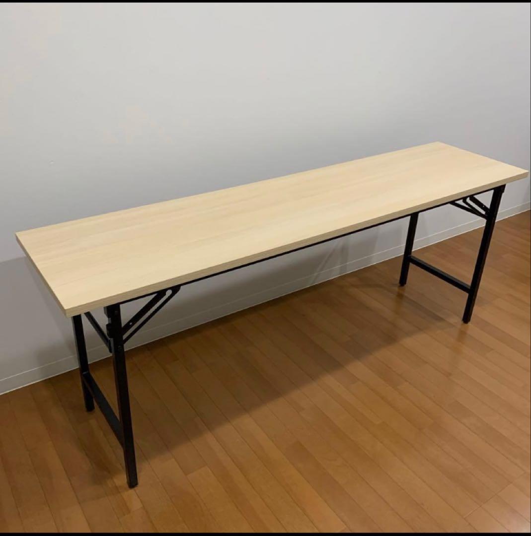 しんぱちです。 長机 会議机 会議テーブル 折りたたみテーブル 2脚