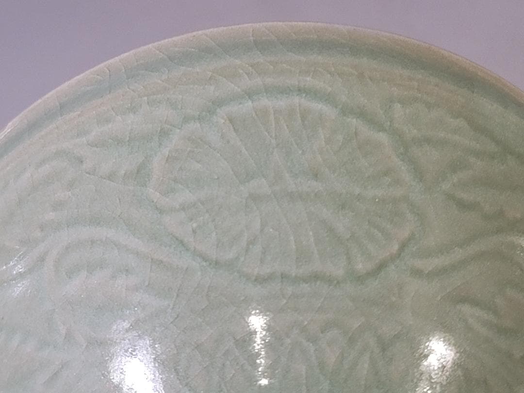 茶道具 青磁天目数茶碗 十客 共箱 DT740