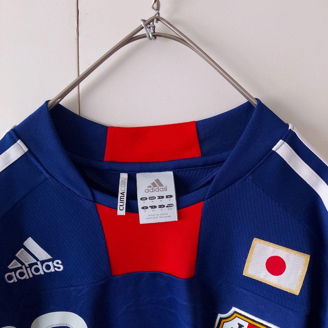 超希少2011アジアカップ日本代表李忠成選手公式ユニフォーム L 青オフィシャル