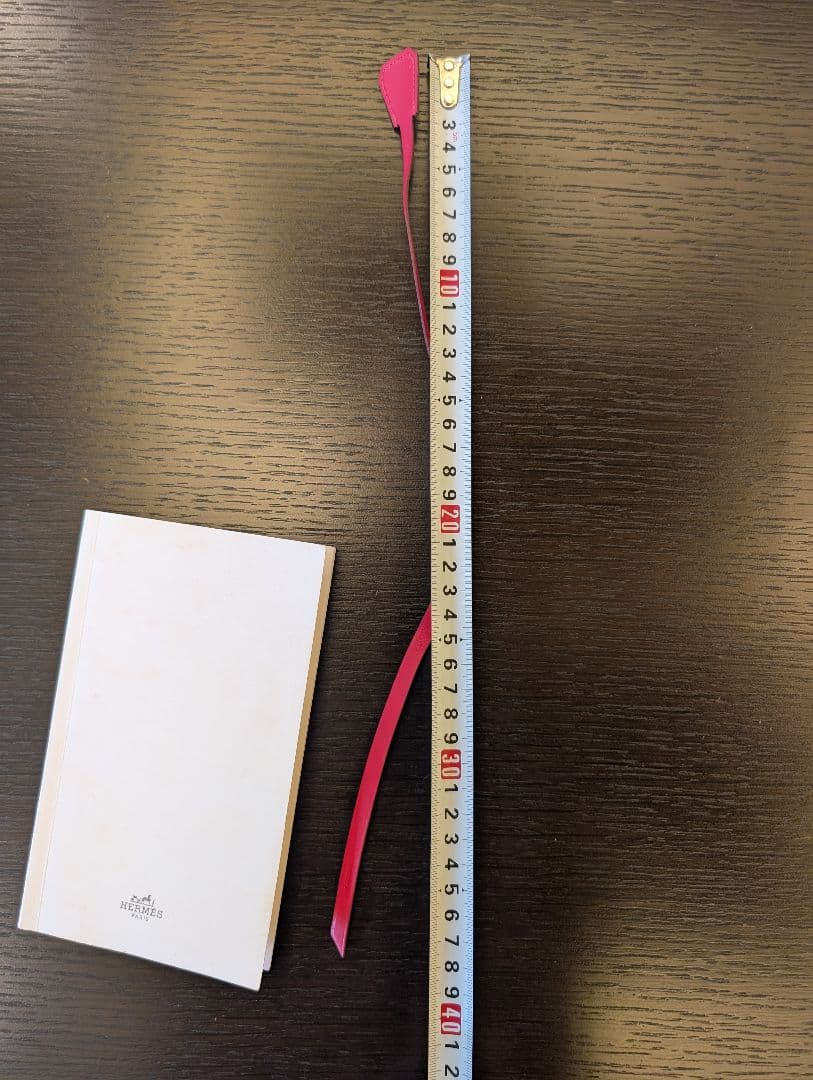 HERMES　エルメス　レザーブックマーク　刻印有正規品　メモ帳セット　SM□E