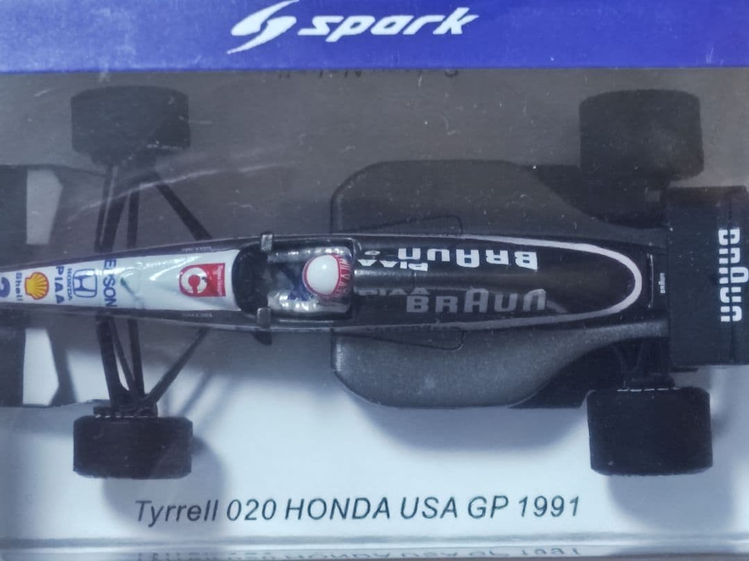 中嶋悟　スパーク　1/43　ロム特注　ティレル020　★新品★未開封★