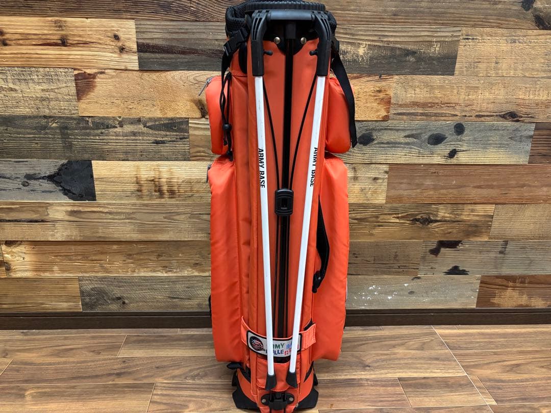 アーミーベースコレクション　 キャディバッグ オレンジ