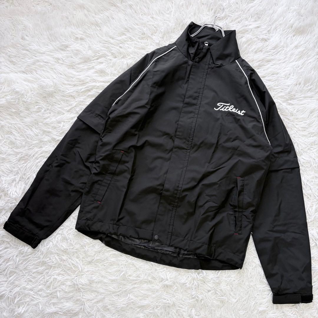 極美品✨Titleist タイトリスト レインウェア 上下セットアップ 黒 L