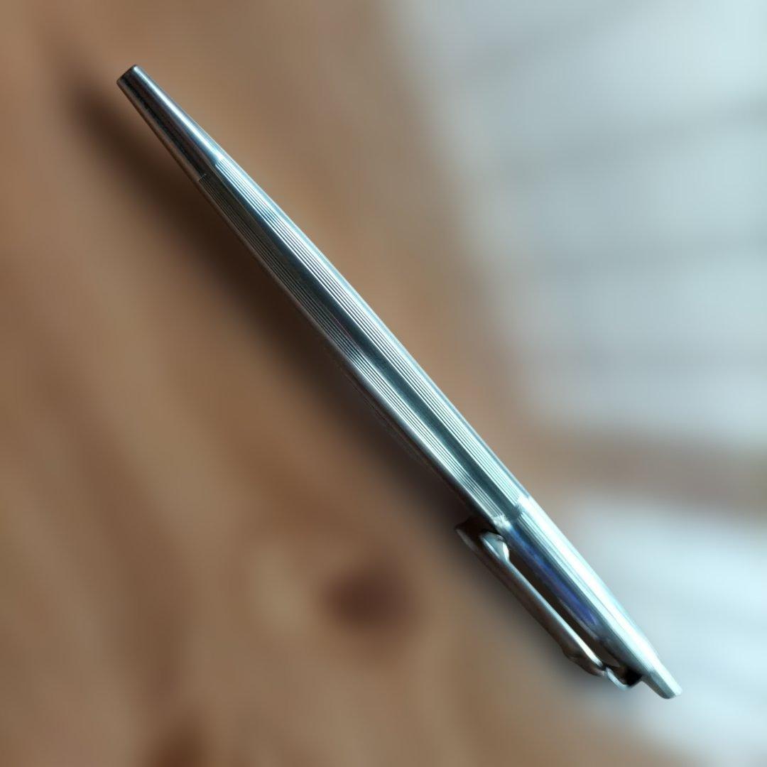 カランダッシュマディソンスイス刻印シルバー メタルボールペン 本体替芯付