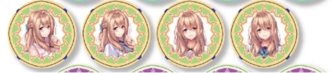 ピロ水　アマカノ　アクリルメダル　ディスプレイアクリルスタンド　蔦町ちとせ　9点