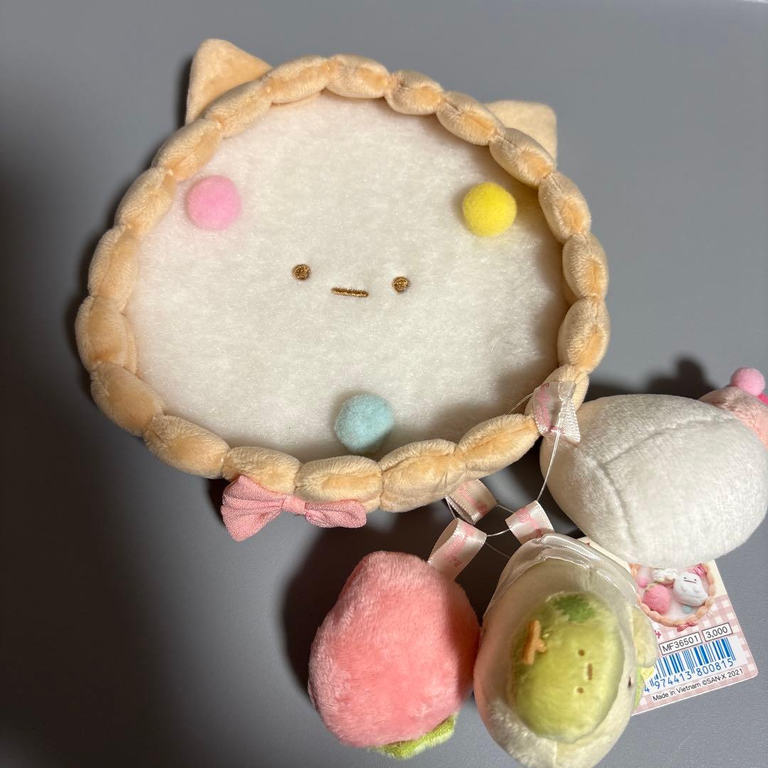 すみっコぐらし　ねこのきょうだいとおかし屋さん すみっこケーキ　シーンぬいぐるみ