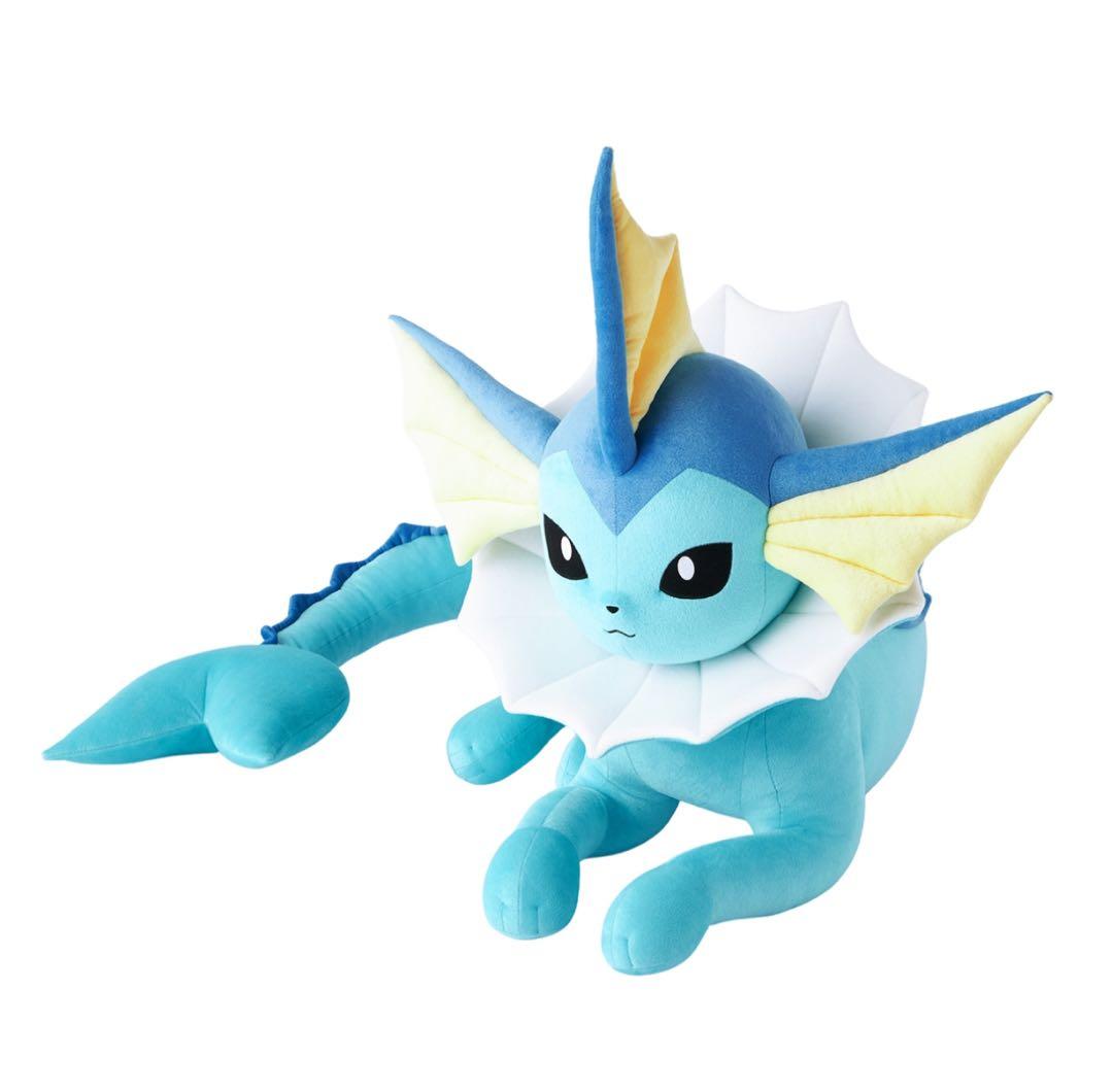 等身大 シャワーズ　寝そべり ぬいぐるみ　新品