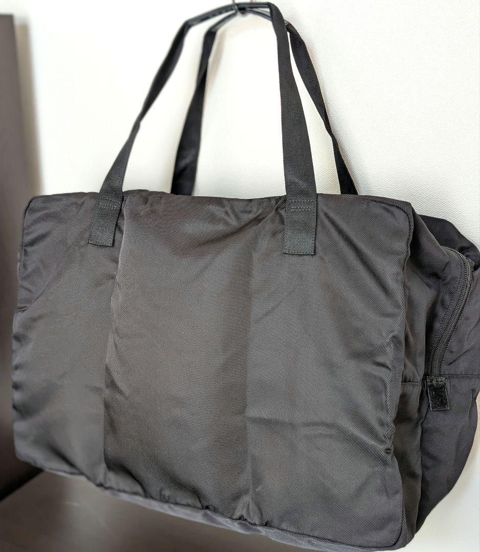 GUCCI グッチ ナイロン ボストンバッグ　ブラック【大容量・美品】