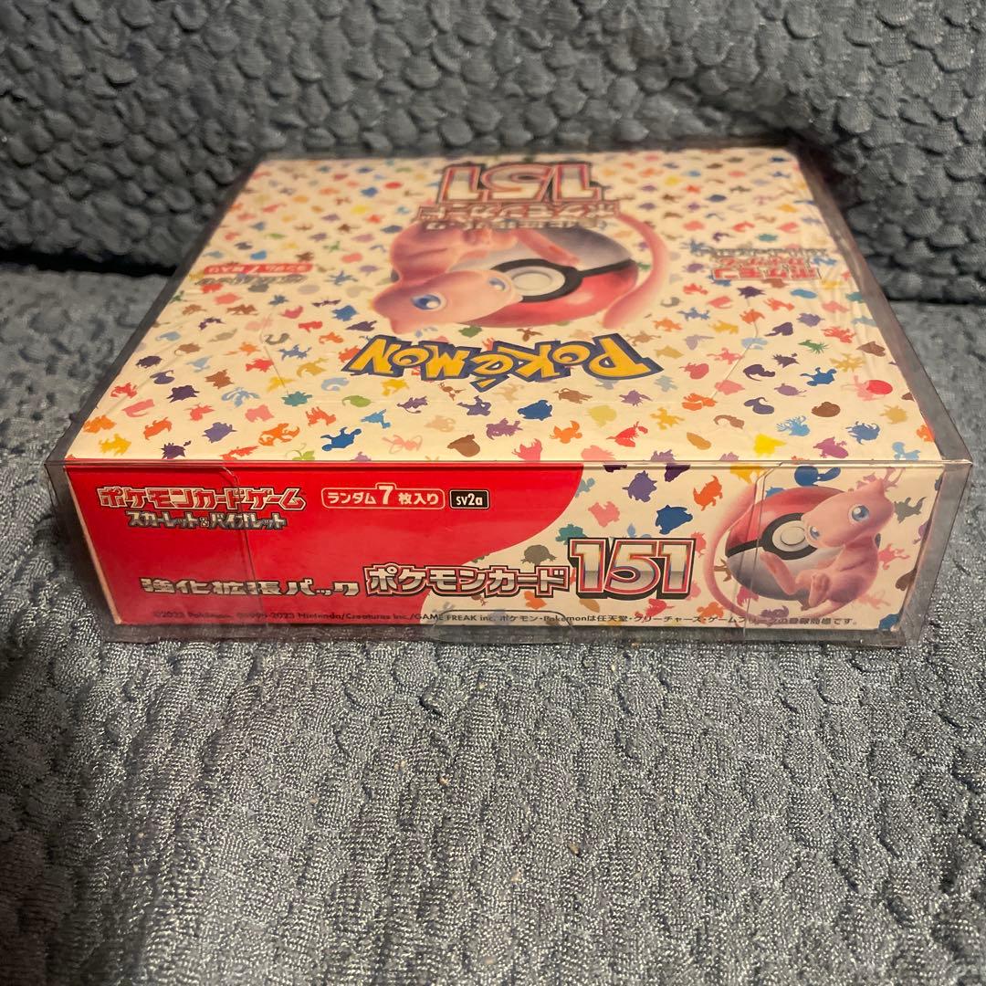ポケモンカード151BOX未開封シュリンク付