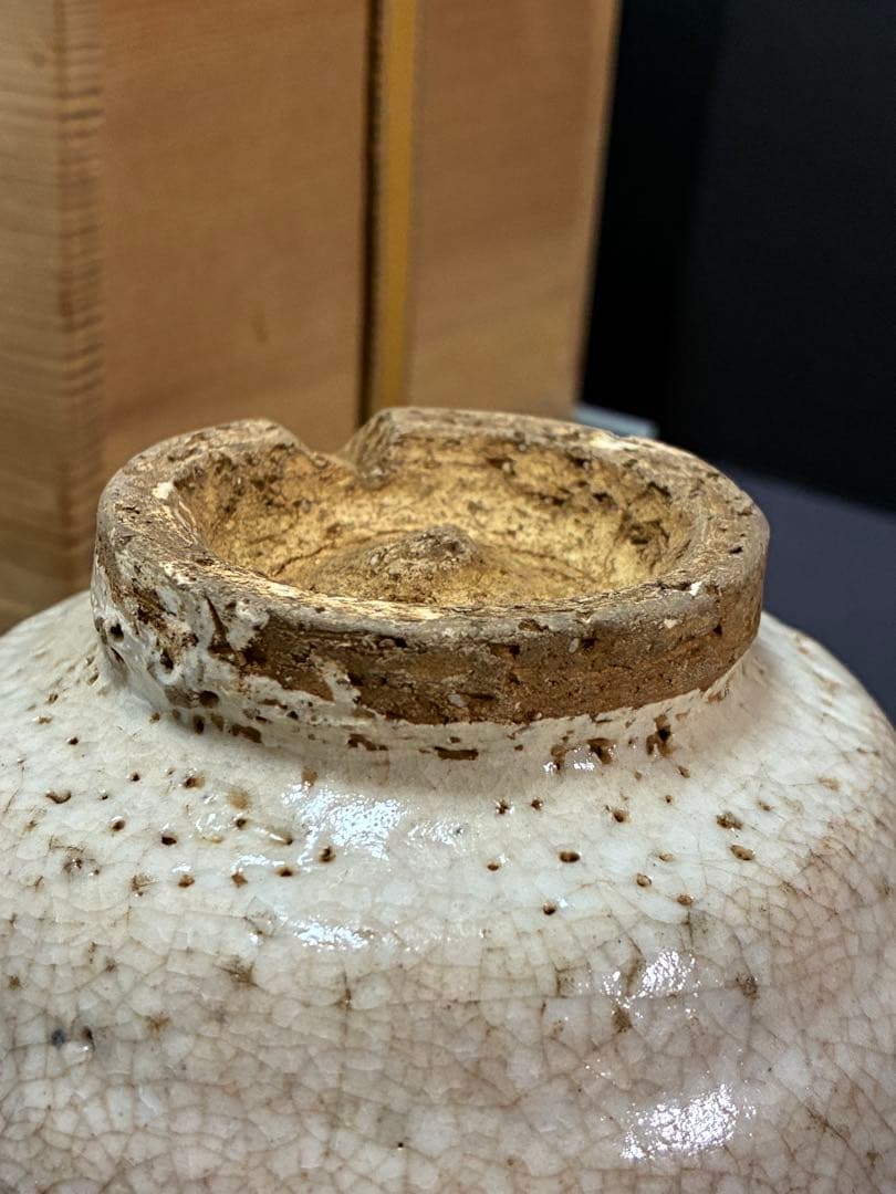 茶碗　古萩　萩焼　 抹茶碗　時代　煎茶道具　 茶器　陶器　萩焼き