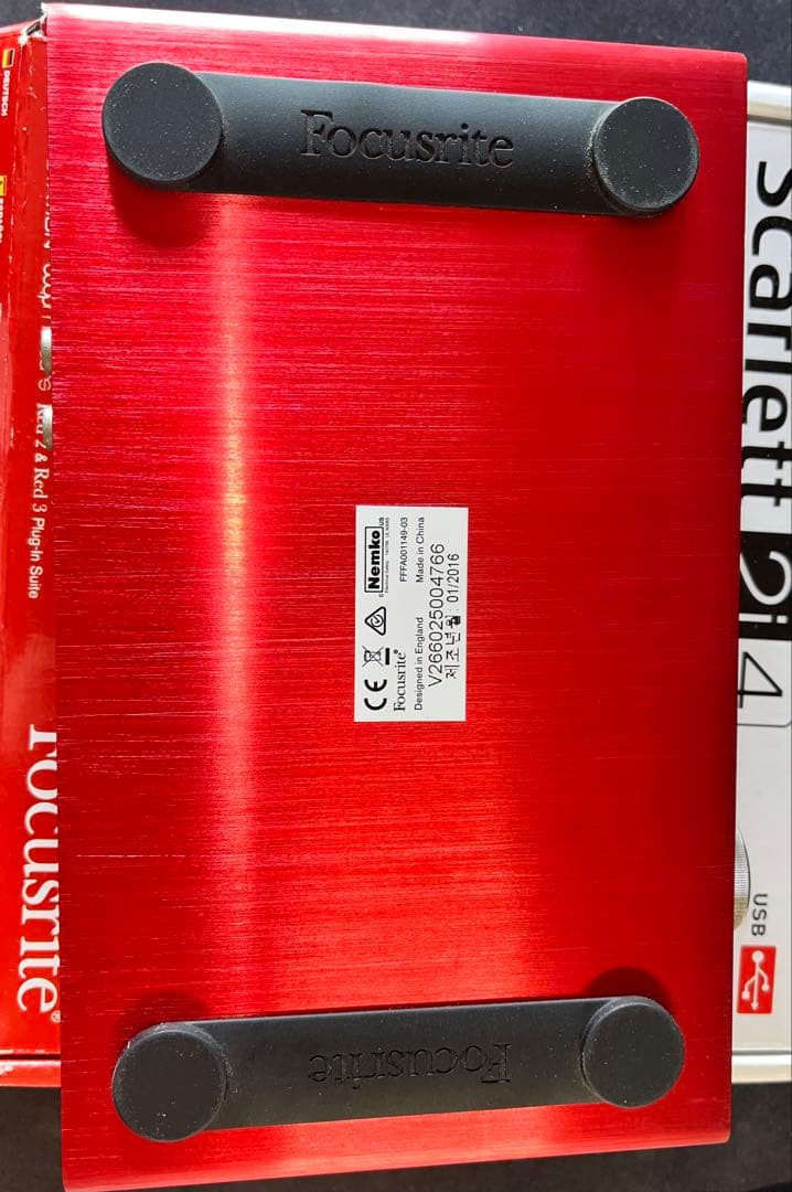 DJ機材 Ficusrite Scarlett 2i4 Gen2