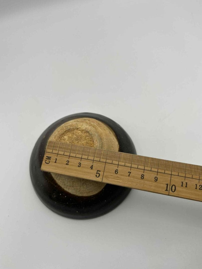 小米栗子　南宋時代　禾目天目茶碗　建窯茶盞 【旧家蔵出し】 (D-50)