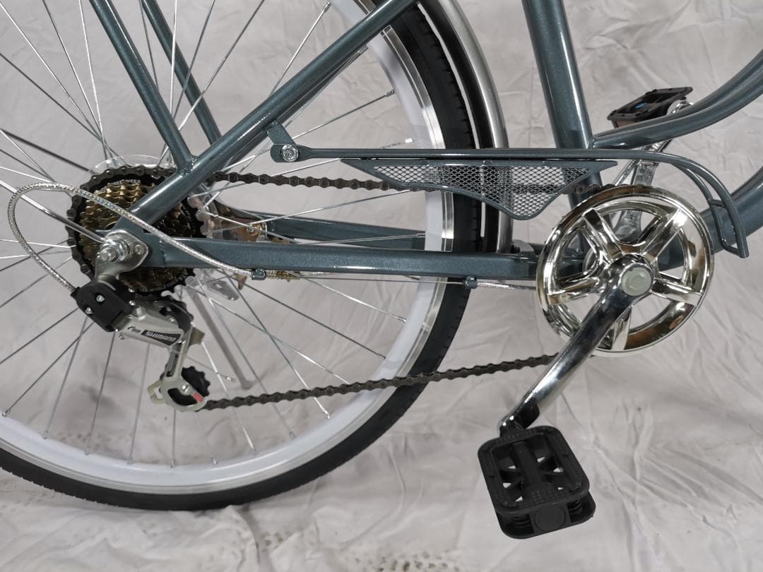 在庫処分超お得 新品KF24 自転車 シティサイクル シマノ製7段11