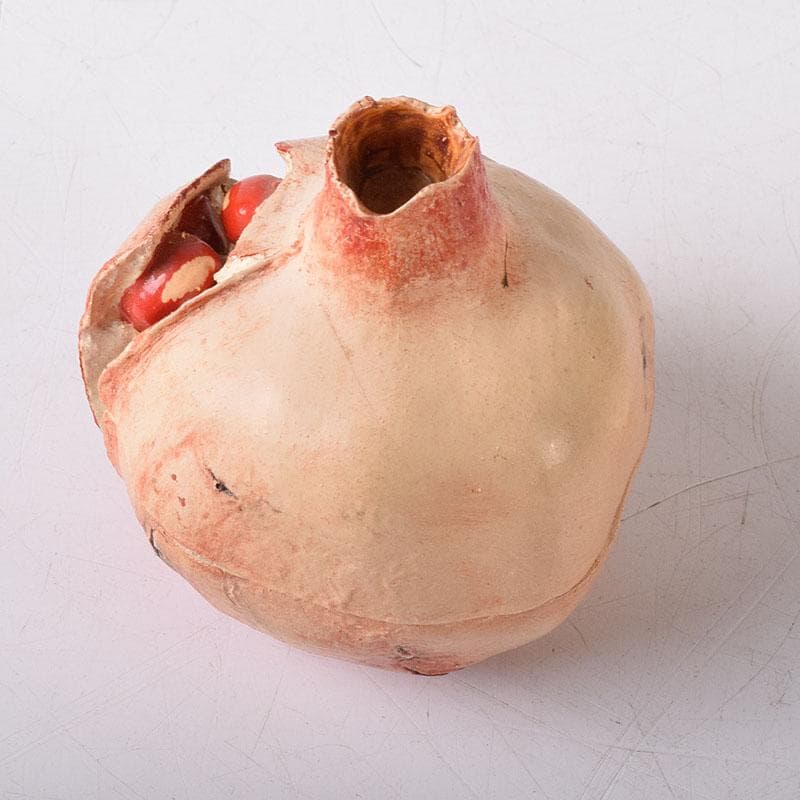 茶道具　畦地粒俵作　乾漆　柘榴香合　共箱　V　7596