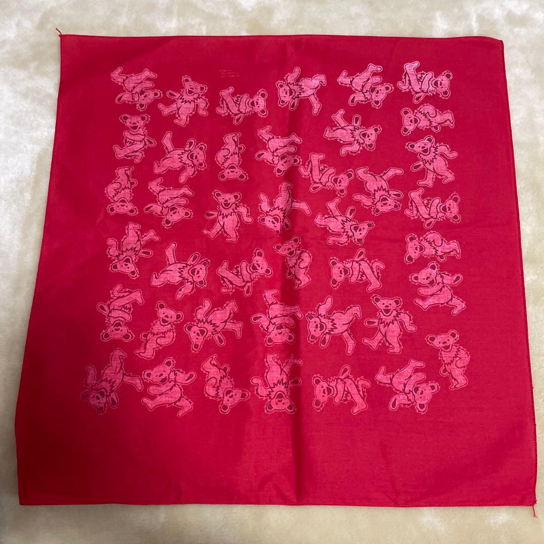 新品未使用　90ｓグレートフルデッド 1995年製デッドストック　バンダナ