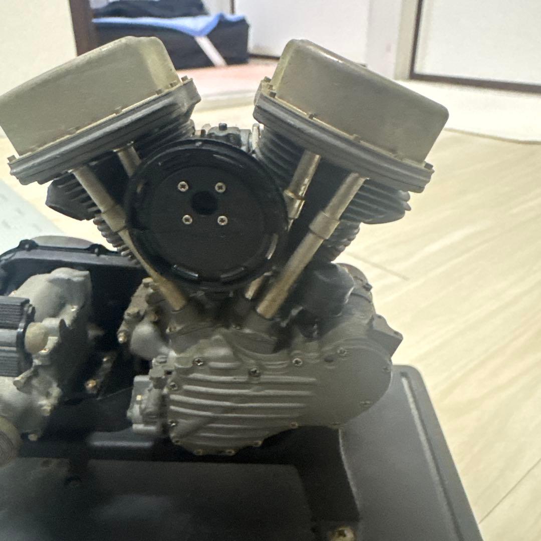 ハーレーダビッドソン 1948 パンヘッド 1200 1/6 エンジン模型 無駄