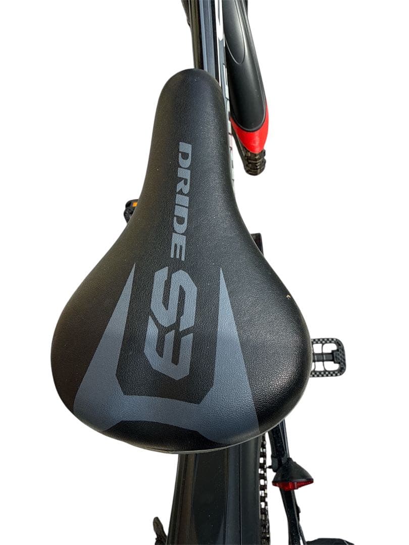 【引取り希望】Pride キッズバイク ブラック フロントバスケット付き