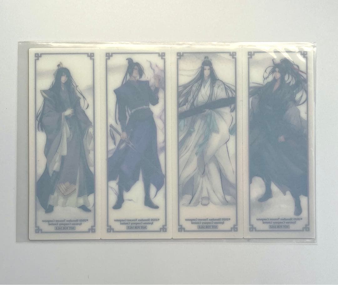 魔道祖師　タワレコ　特典　クリア栞　クリアしおり　クリアカード　原画