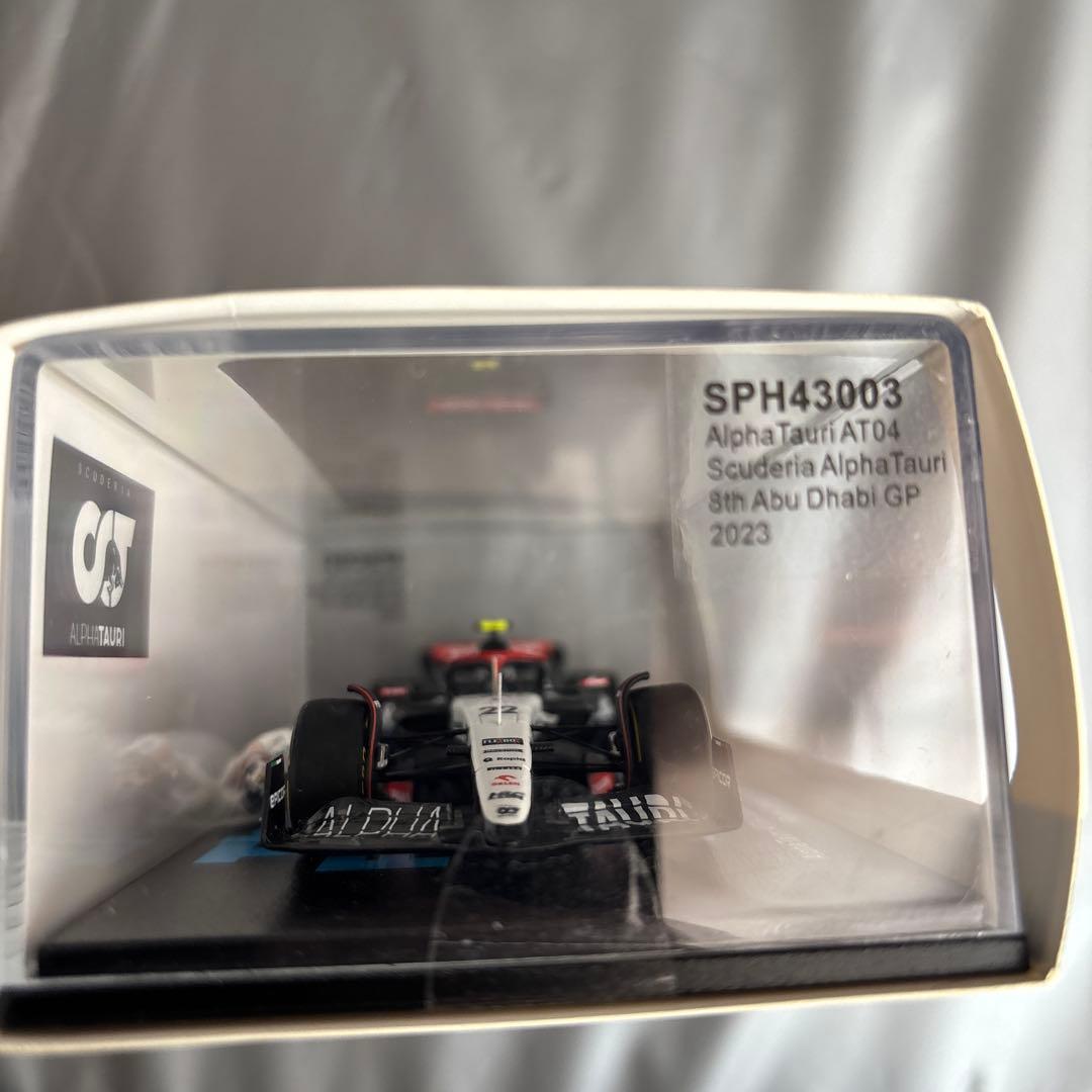 ポストホビー特注スパーク 1/43 アルファタウリ AT04 アブダビ 角田裕毅