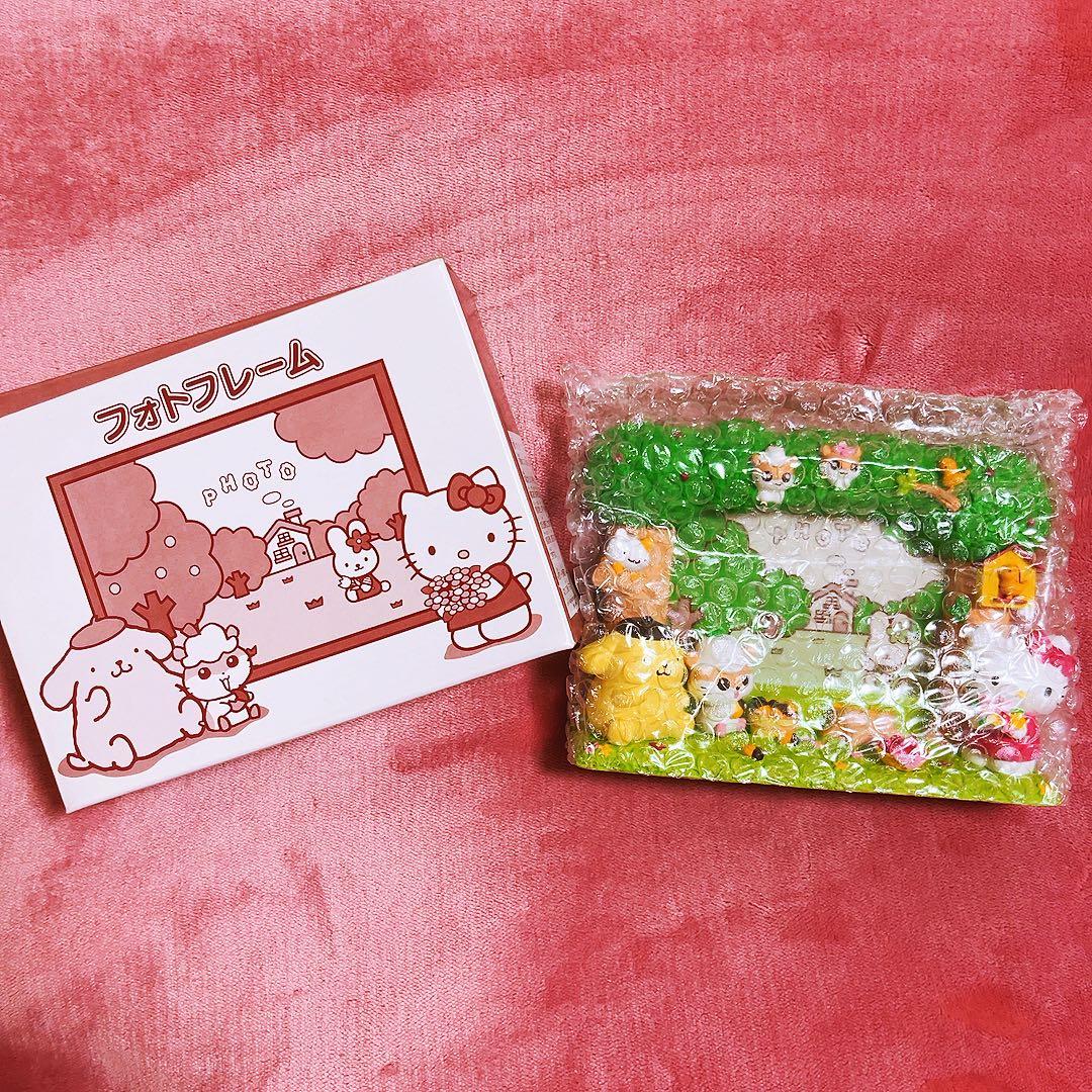 希少レア　サンリオ　フォトフレーム　キティ　コロコロクリリン　2000年製