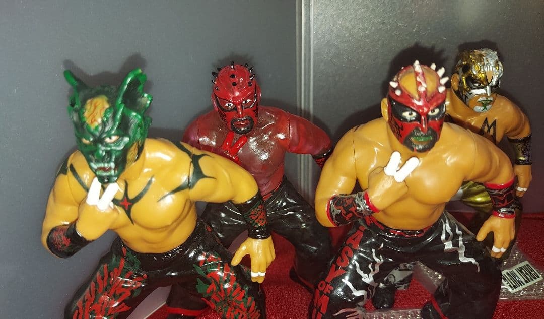 プロレス フィギュア GREAT MUTA グレート ムタ 4体まとめ売り