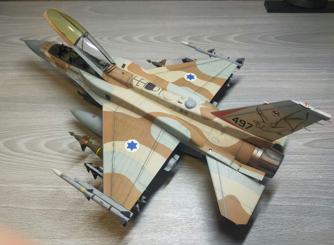 JMC2011入選作品　ハセガワ　1/48　F-16I　イスラエル空軍
