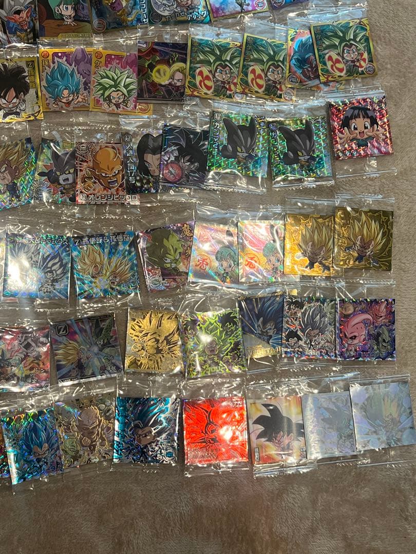 ドラゴンボール ワンピース 鬼滅の刃 シール カード まとめ売り レア多数