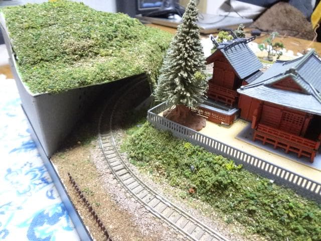 鉄道模型少年時代レイアウト・ジオラマ完成品 サウンドSP家屋台照明付 Nゲージ