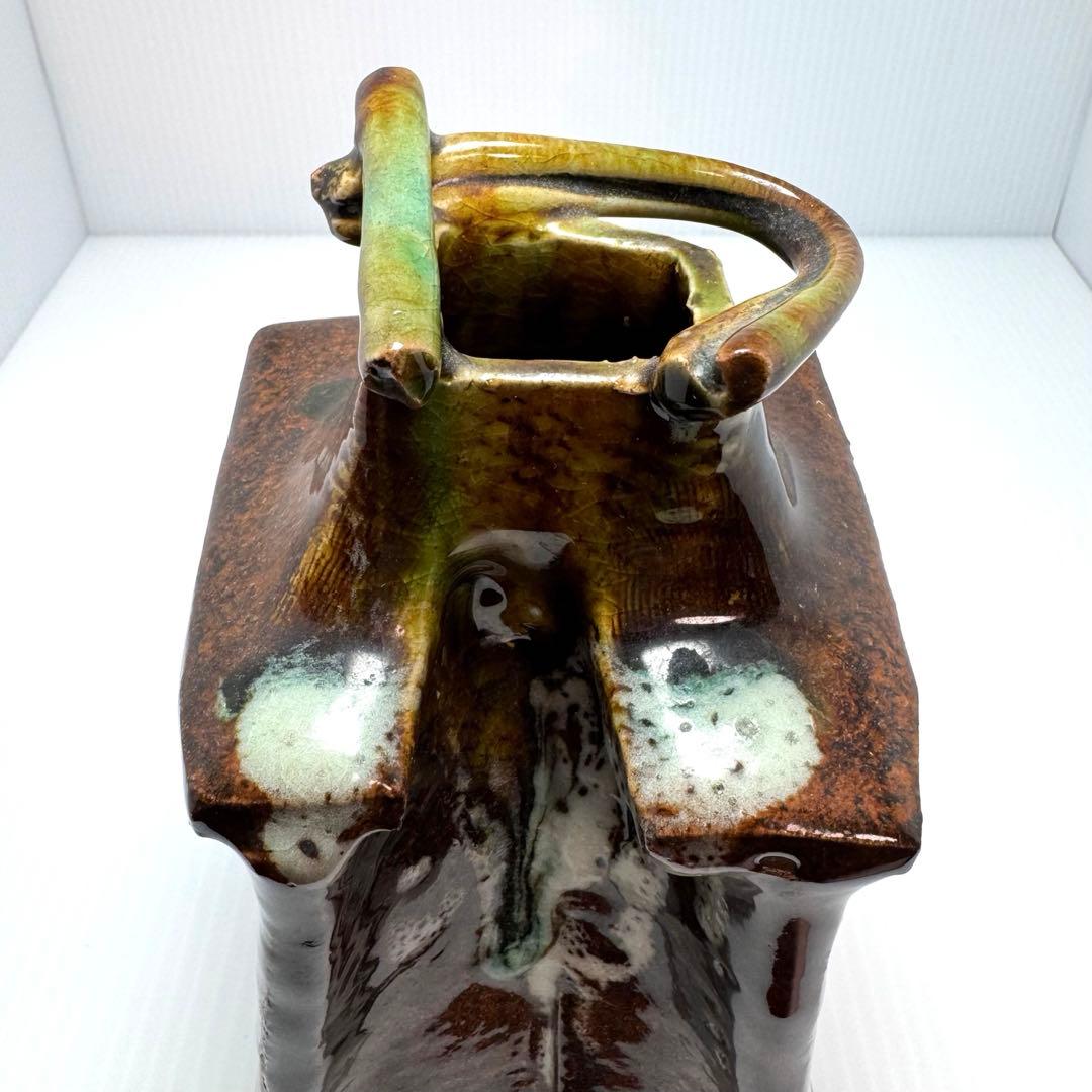 希少 九谷焼 高光一生 花瓶 花器 フラワーベース 伝統工芸 美術品