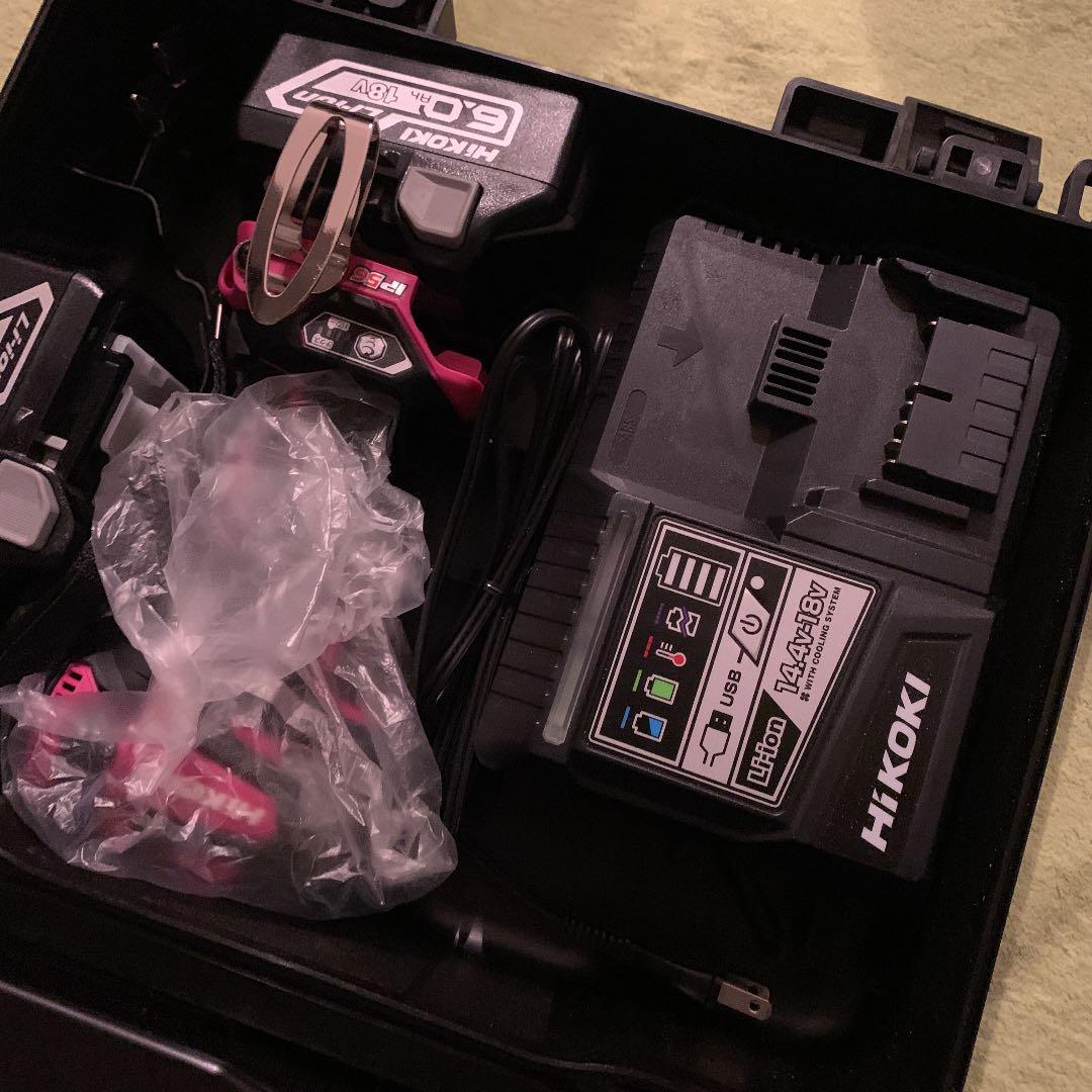 HIKOKI 充電式インパクトドライバー　パワフルレッド