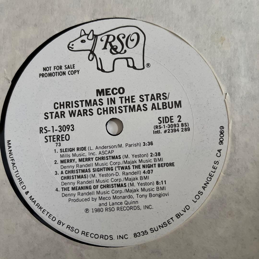LPレコード　スターウォーズ・クリスマス　レア盤